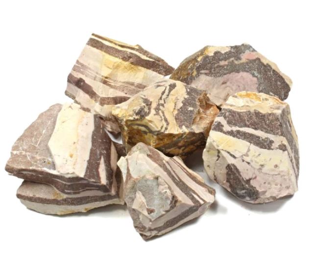 Natural Rough ZEBRA JASPER Raw Stone - Assorted Sizes - Sold by the gram - BRAZIL - NEW522