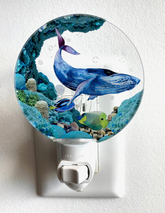 SILVER PLATED MOP NIGHTLIGHT