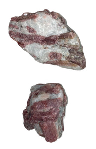 Natural Rough Rose Tourmaline IN MATRIX Raw Stone - 7 - 10cm Assorted Sizes - Sold by the gram - China - NEW921