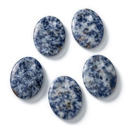 Sodalite Worry Stones - 30-40mm Long 15 grams - India - NEW1022