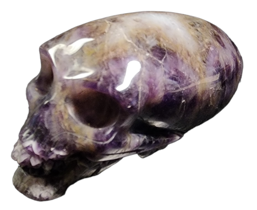 ALIEN SKULL - Dream Amethyst - MEDIUM 4.5 inch - China - NEW722