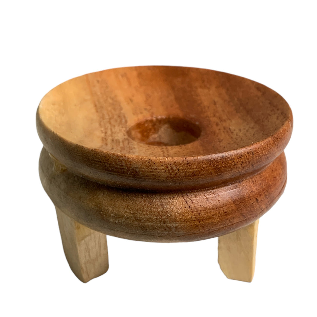Wooden Sphere Stand - holds 50mm to 150mm - NEW121