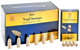 Balaji - Nag Champa - Backflow Incense Cones 10 per inner box (12/boxes) NEW1220