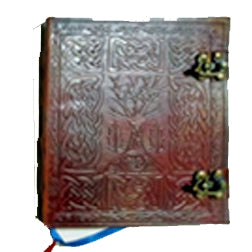 Hand Made Leather Cover Paper Diaries - Tree of Life E - 5 x 7 inch - NEW421