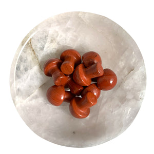 Red Jasper Mini Mushrooms - 19-20 mm - Price Each - China - NEW622