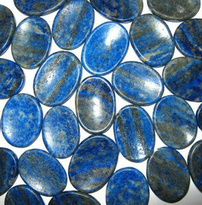 Lapis Lazuli Worry Stones - 30-40mm Long - India