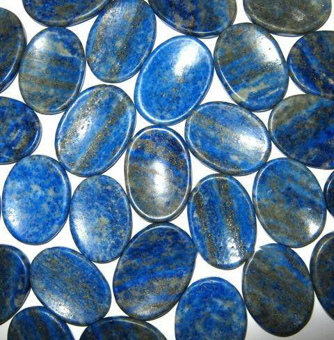 Lapis Lazuli Worry Stones - 30-40mm Long - India
