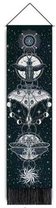 Butterfly Tapestry Wall Hanger - 12.5 wide x 51 inch long - 32.5×130cm - China - NEW523