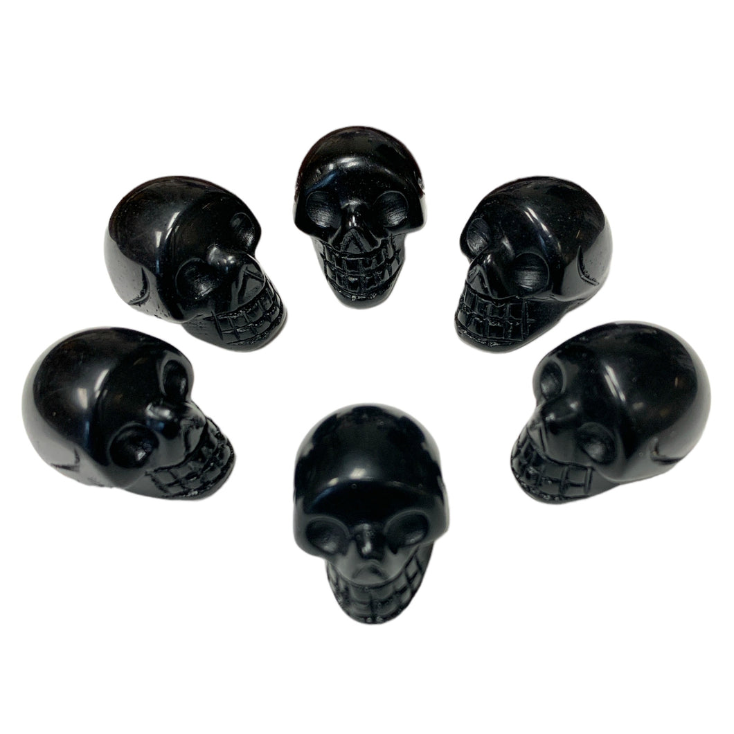 Skull Mini - Black Obsidian - 30-35mm Grams - China - NEW722