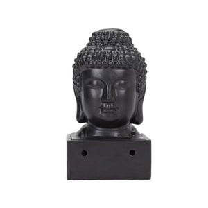 Backflow Incense Holder - Tathagata Square Black - 14x8.2cm - NEW523