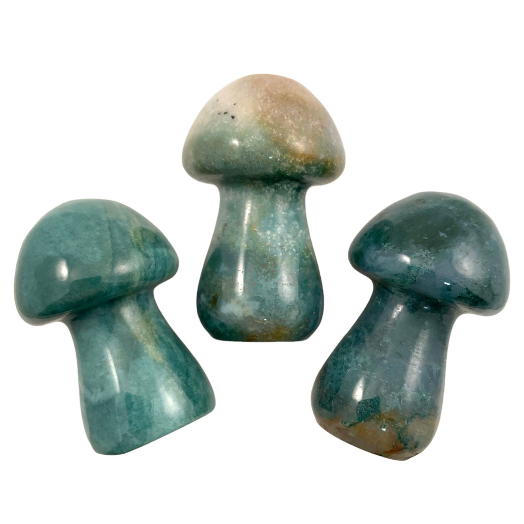 Mushrooms SMALL Ocean Jasper - 35mm - Price Each - China - NEW722