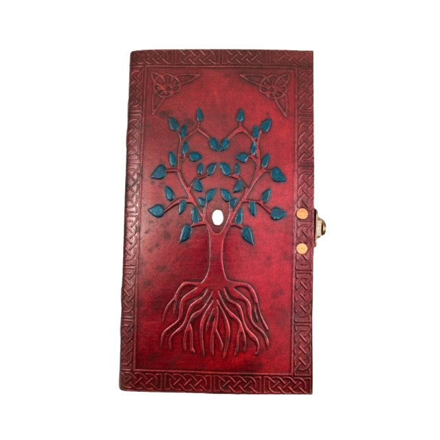Hand Made Leather Cover Paper Diaries - Tree of Life - 5 x 9 inch - NEW421