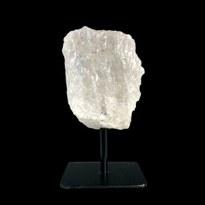 Rough Clear QUARTZ on Metal Stand - Small - NEW1221