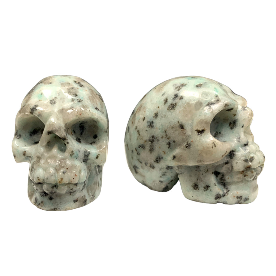 Skull Small - KIWI JASPER - 40x50 mm - China - NEW622