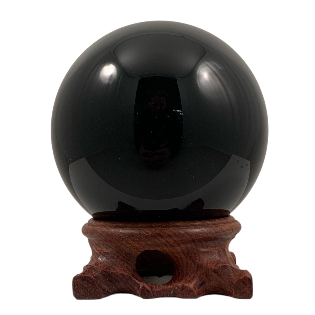 BLACK OBSIDIAN - 60-80mm - Sphere - NEW1022